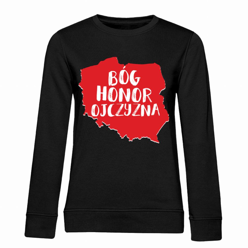 BÓG HONOR OJCZYZNA Poland bluza damska bez kaptura