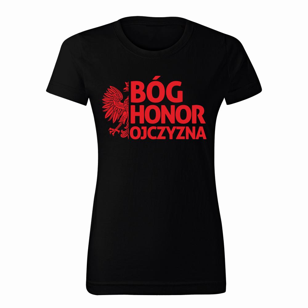 BÓG HONOR OJCZYZNA koszulka damska
