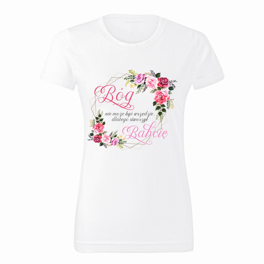 Bóg nie może być wszędzie koszulka damska