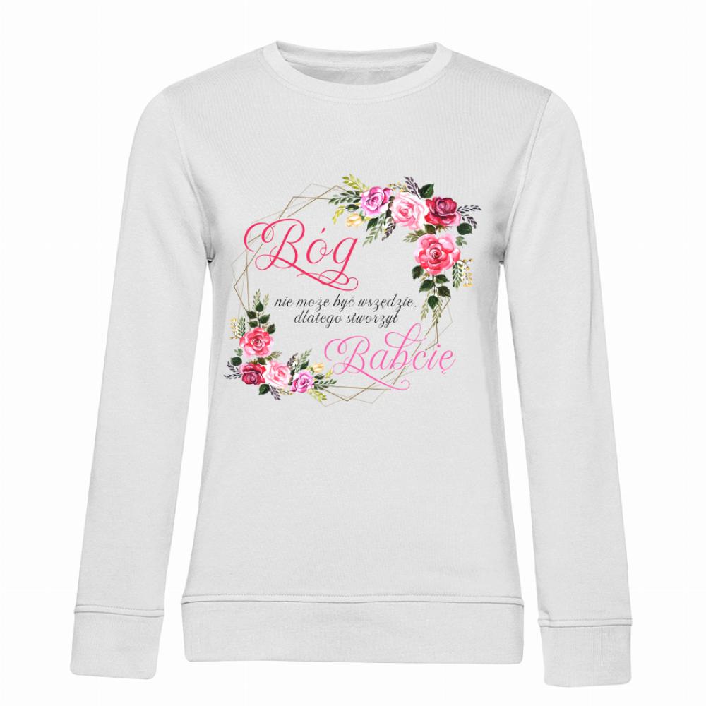 Bóg nie może być wszędzie bluza damska bez kaptura