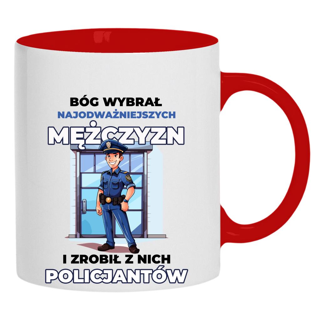 Bóg wybrał Najodważniejszych  kubek ucho kolor