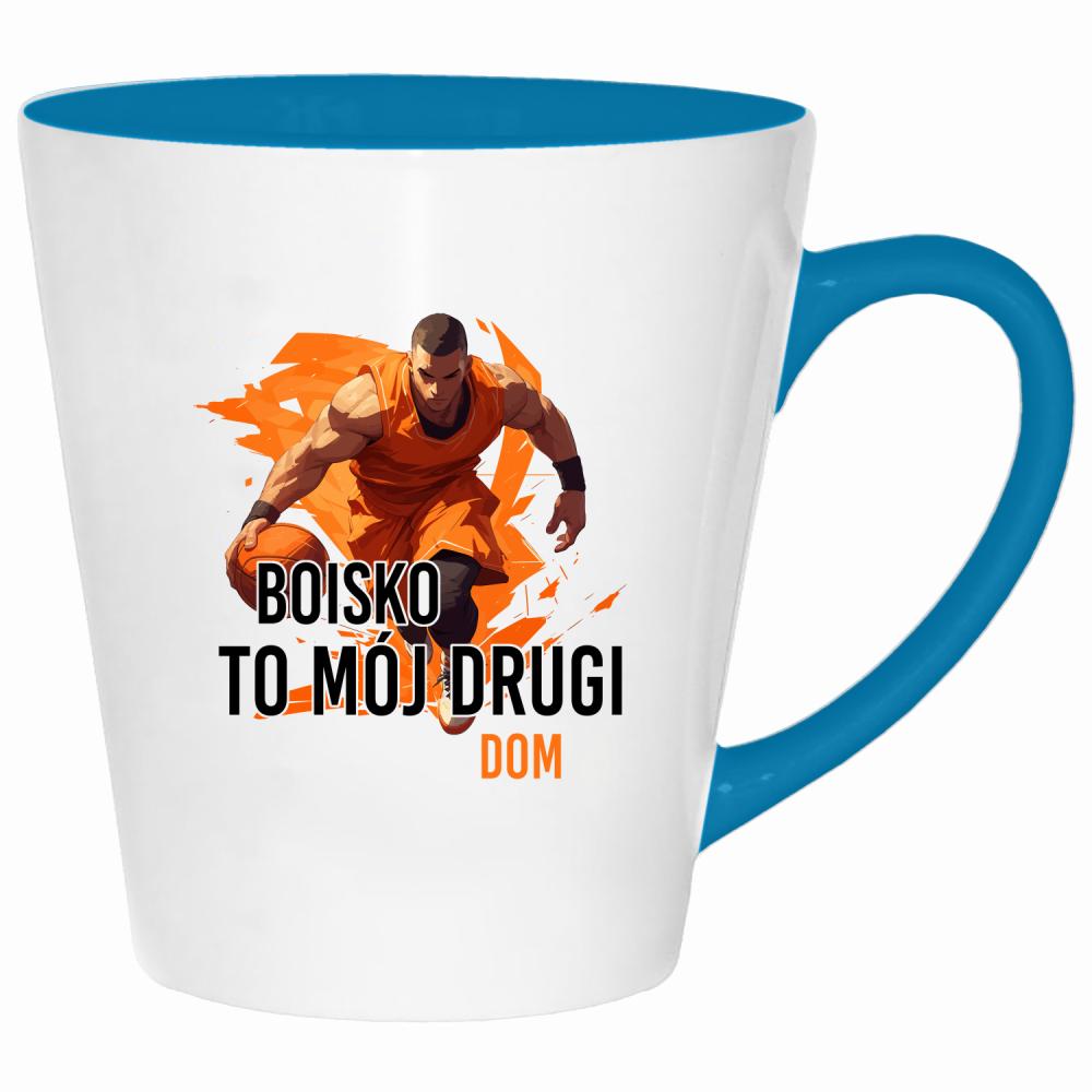 Boisko to mój drugi dom kubek latte kolor turkus