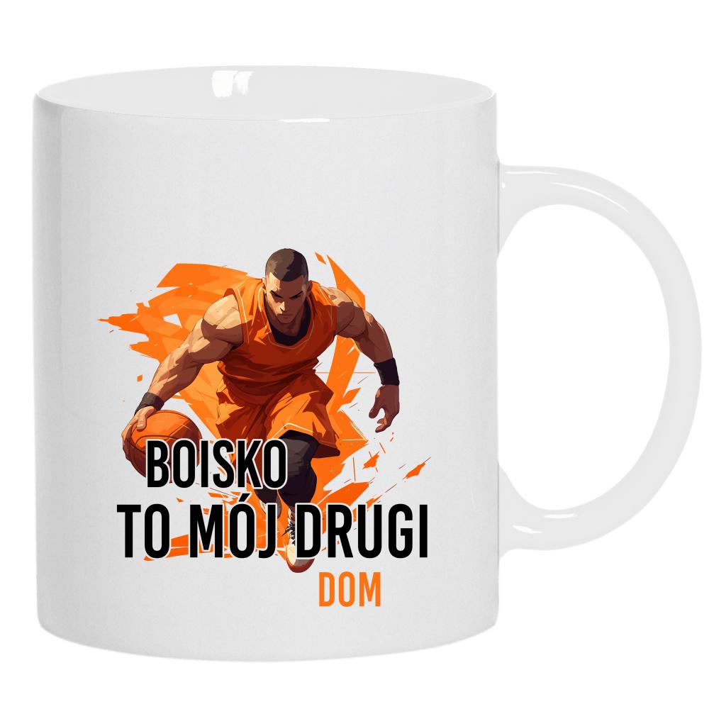 Boisko to mój drugi dom kubek ucho kolor kolor biały