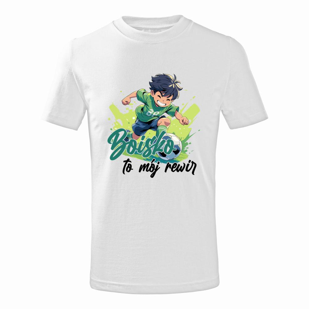 Boisko to pasja zabawa i energia koszulka junior