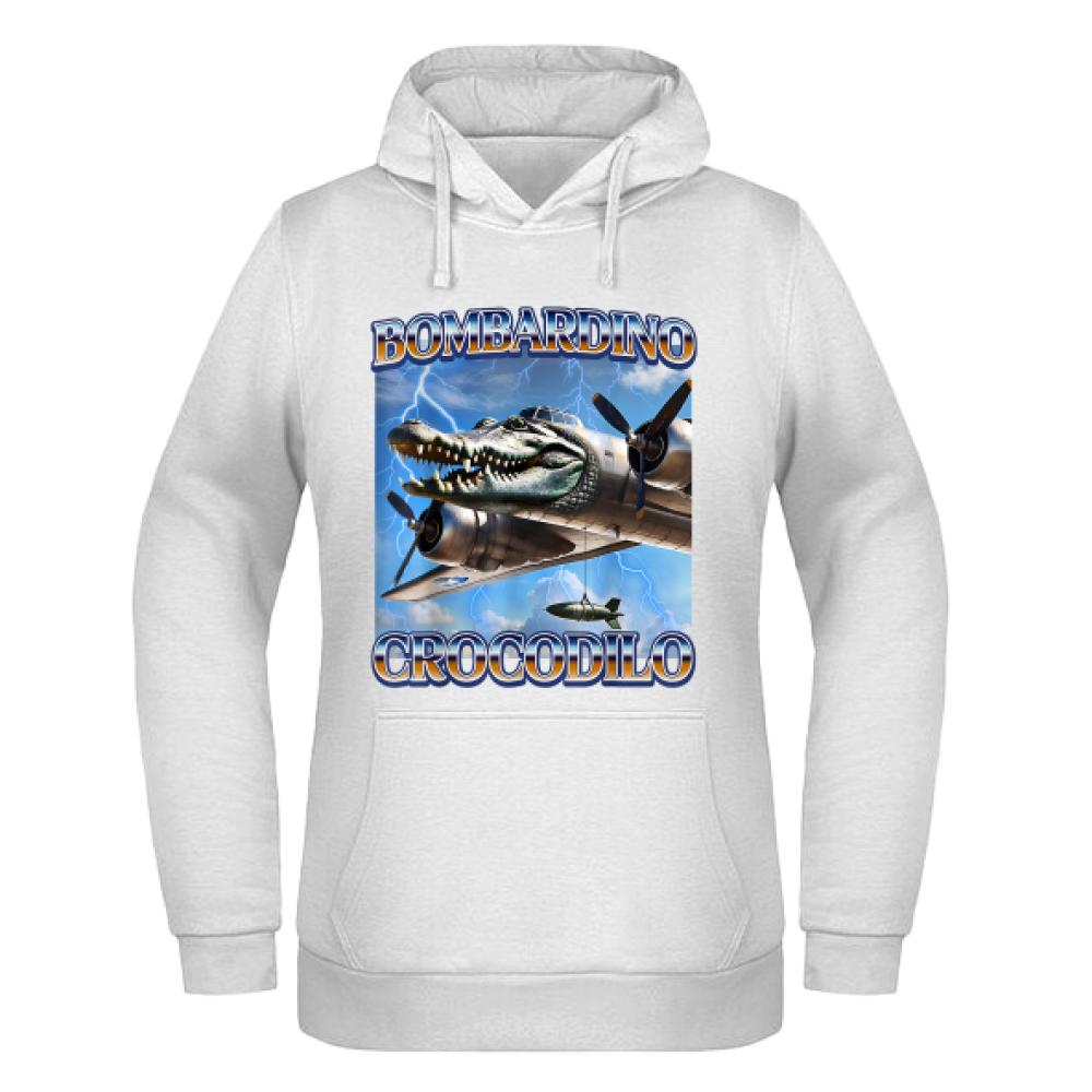 Bombardino Crocodilo 3 bluza damska z kapturem