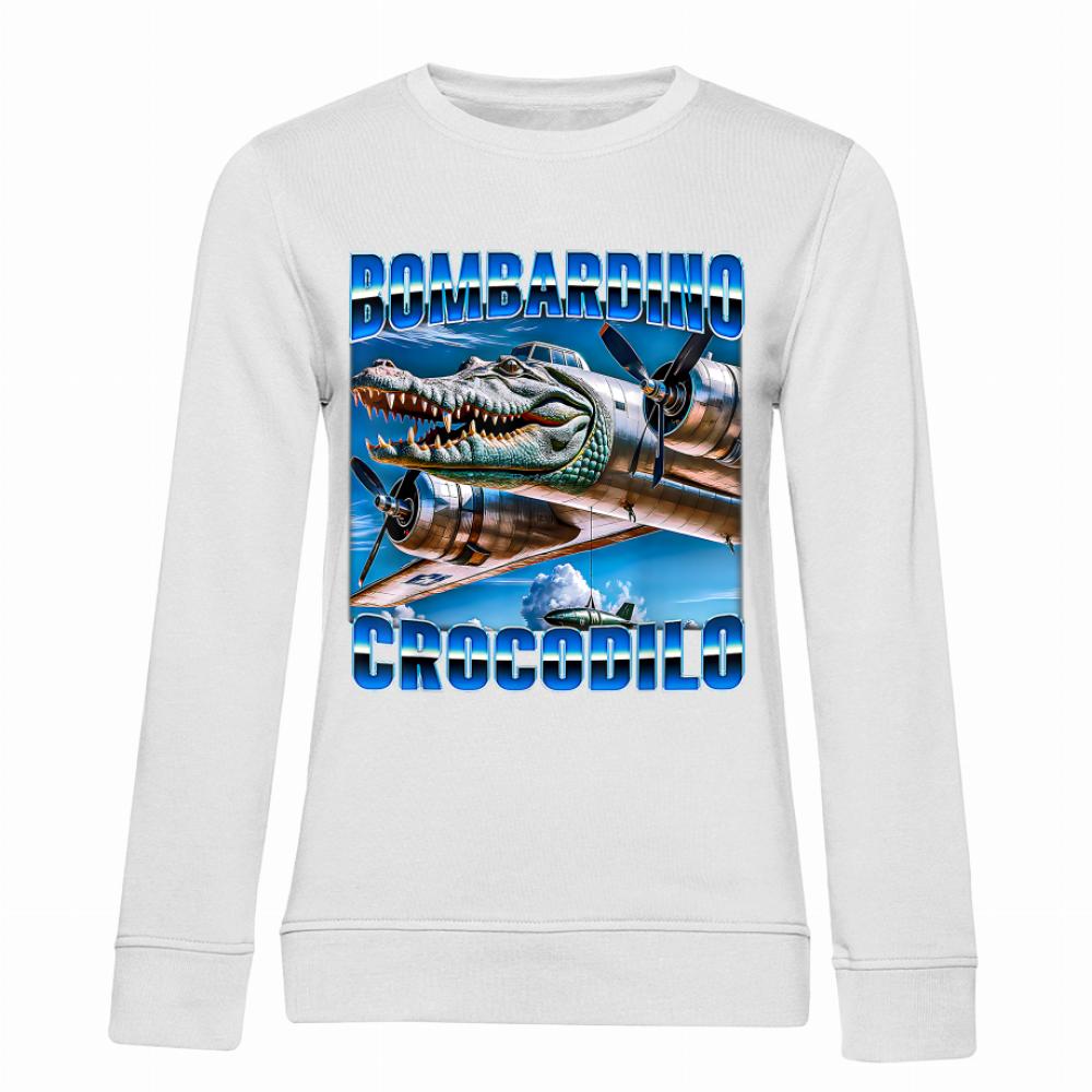 Bombardino Crocodilo bluza damska bez kaptura