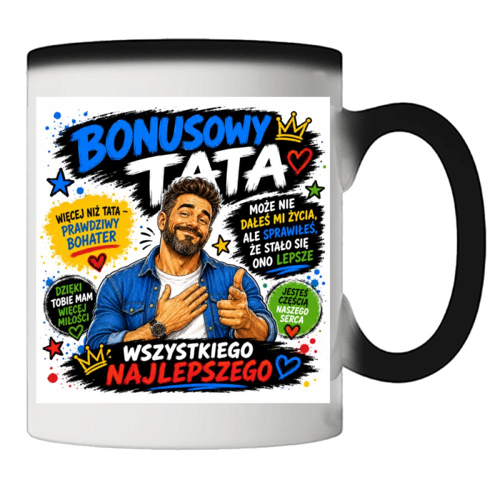 Bonusowy tata kubek magiczny kolor jasnoniebieski