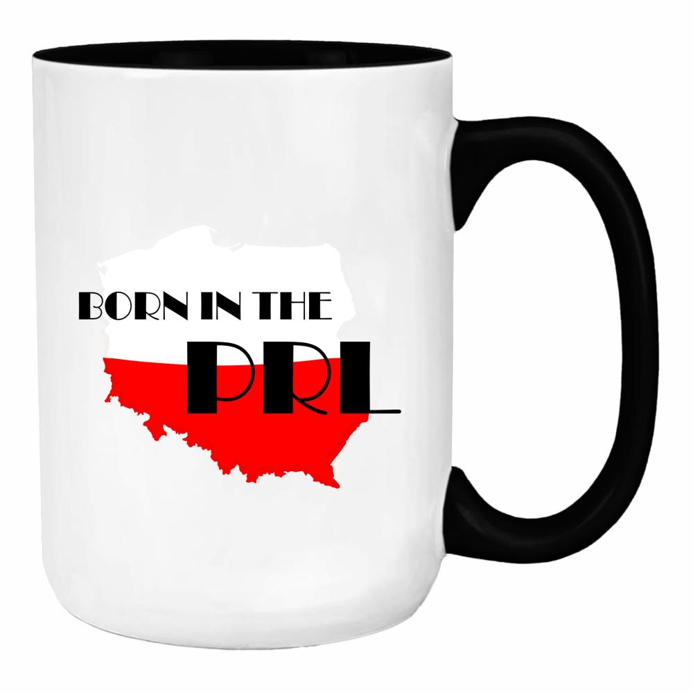 Born in the PRL duży kubek ucho kolor kolor czerwony