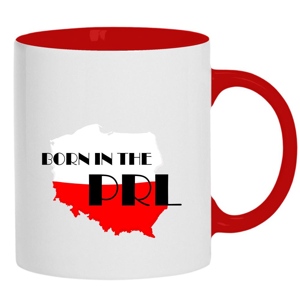 Born in the PRL kubek ucho kolor kolor turkus