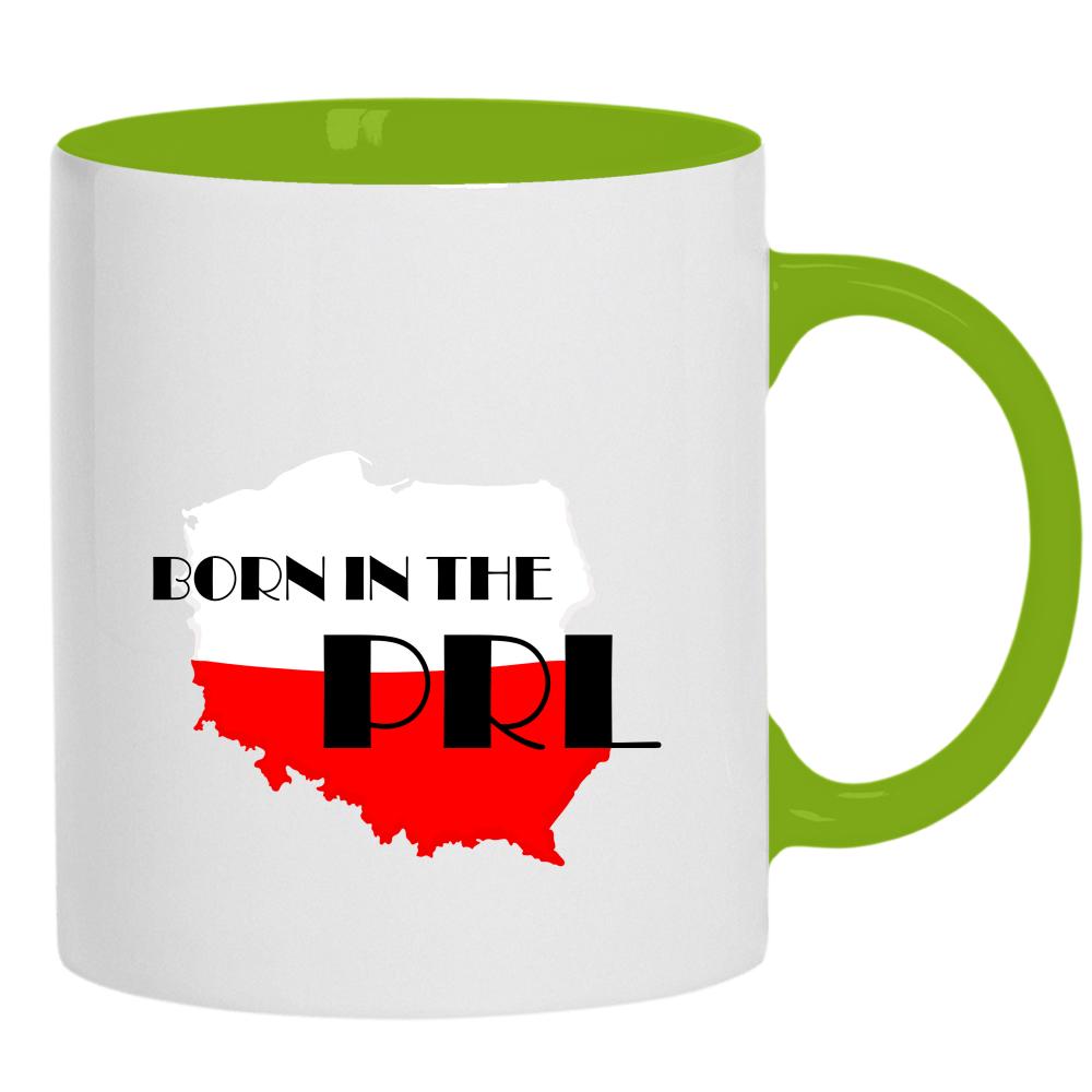 Born in the PRL kubek ucho kolor kolor zielony