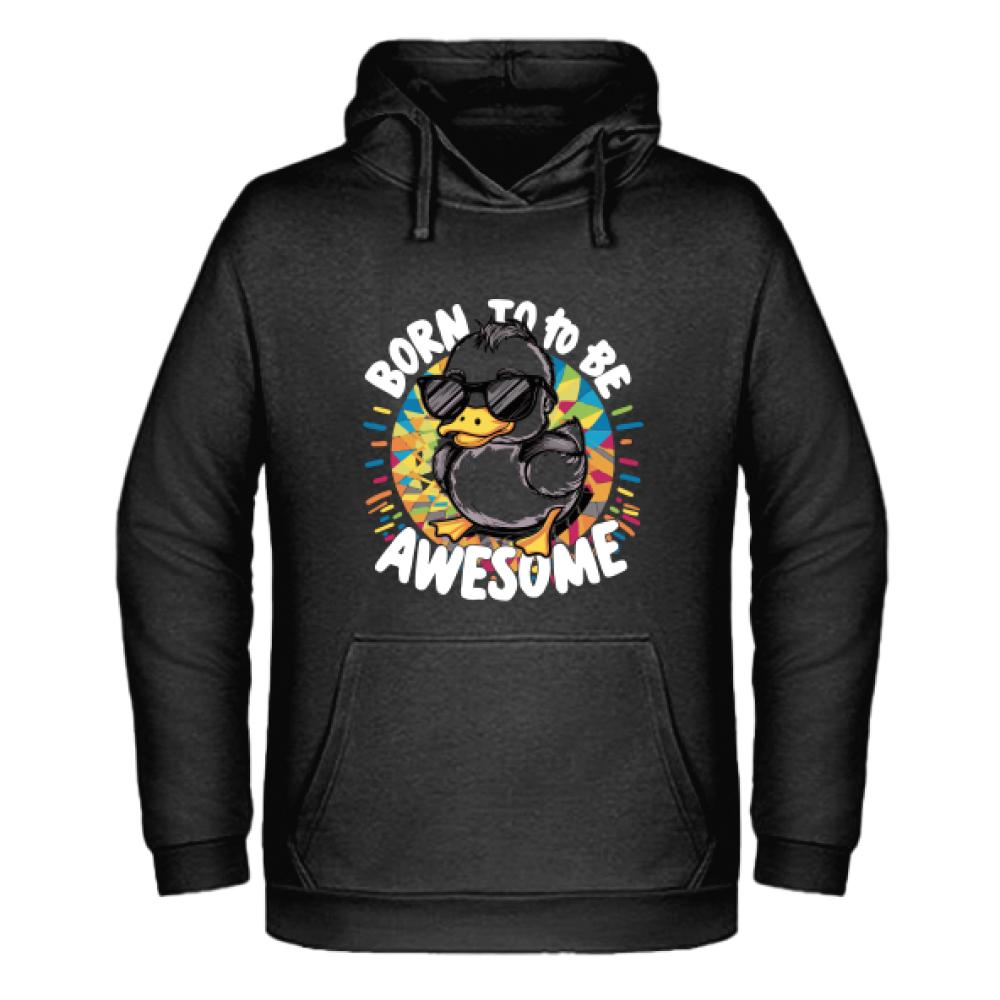 BORN TO BE AWESOME 2 bluza męska z kapturem