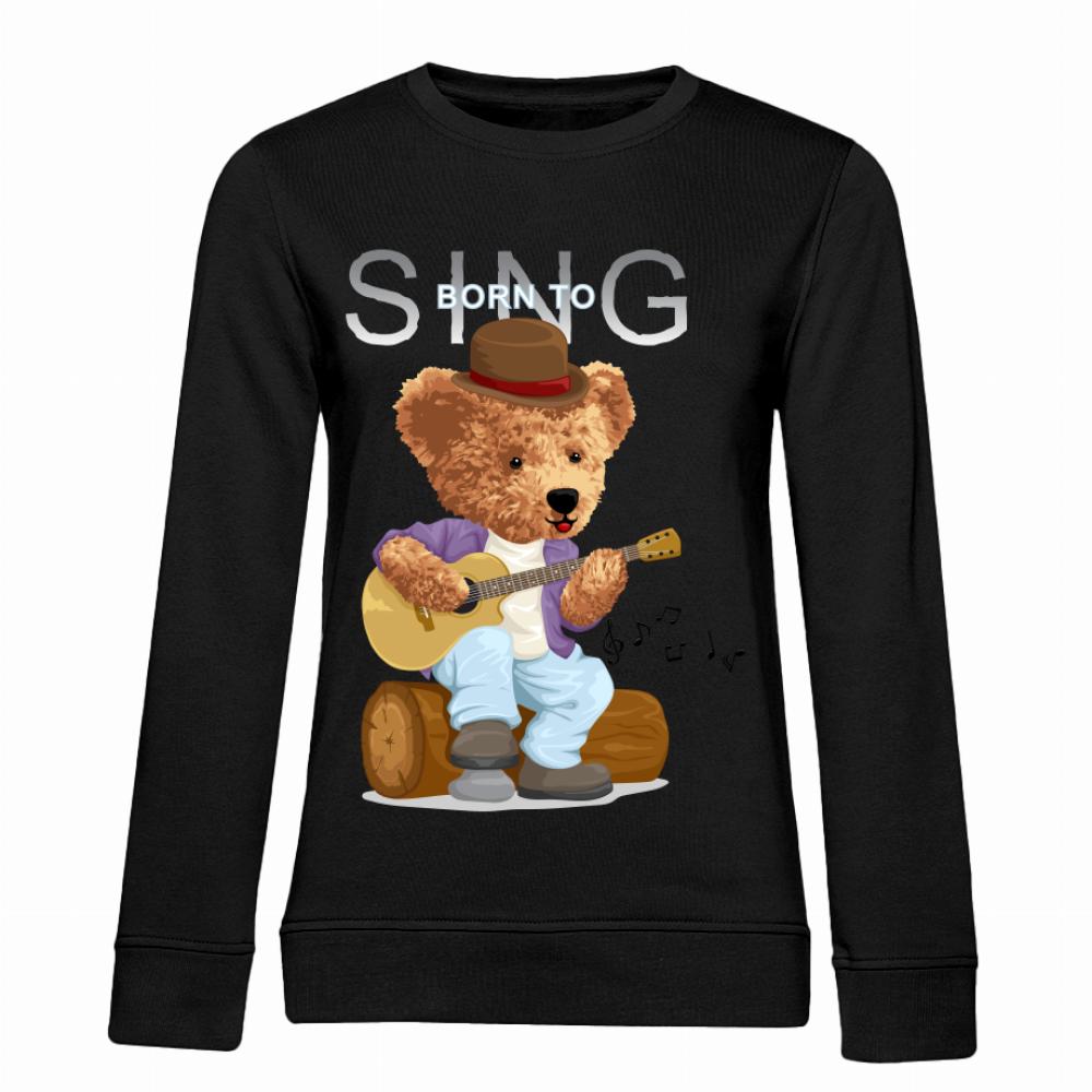 Born to Sing bluza damska bez kaptura