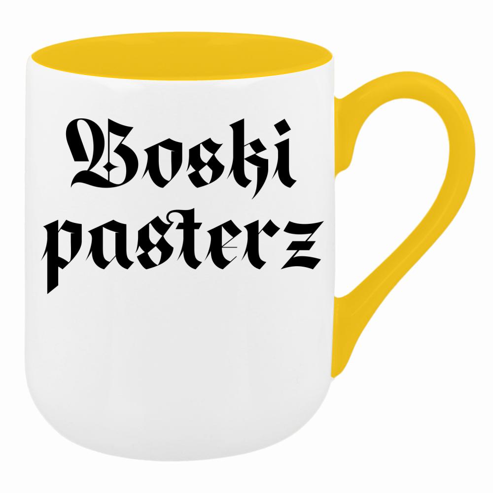 Boski Pasterz kubek coffee kolor żółty