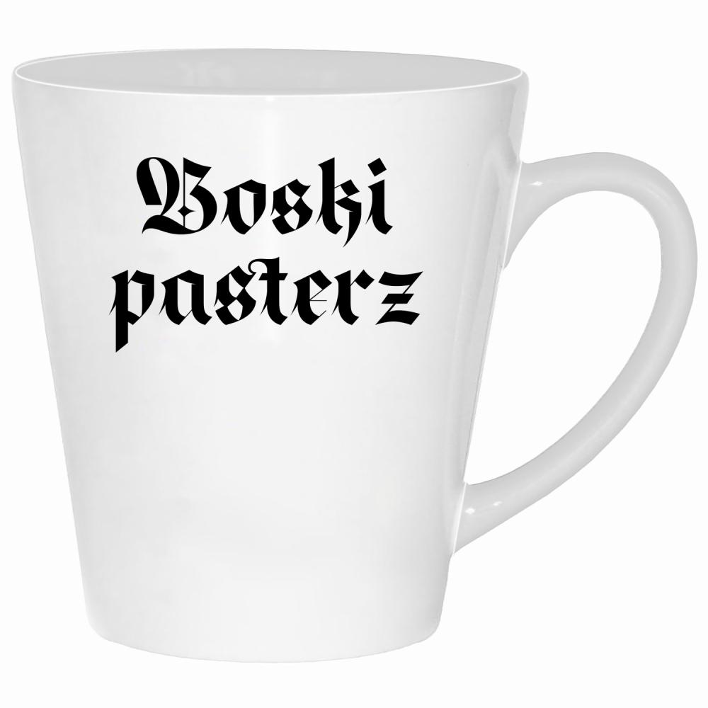 Boski Pasterz kubek latte kolor biały
