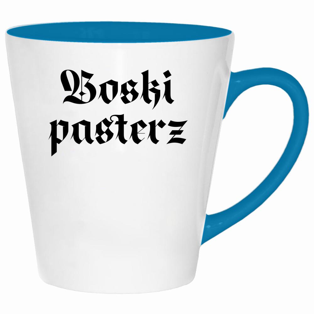 Boski Pasterz kubek latte kolor turkus