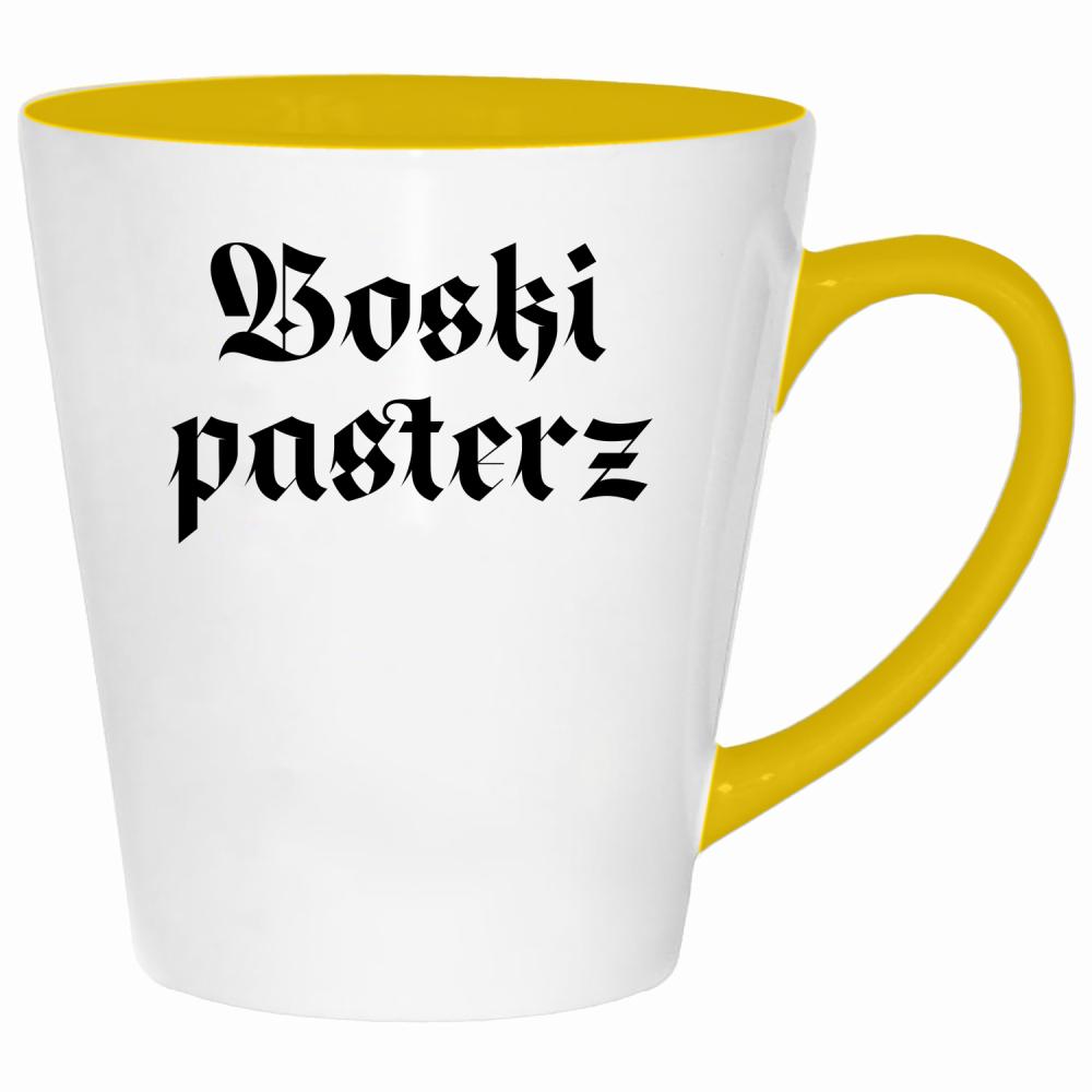 Boski Pasterz kubek latte kolor żółtyy