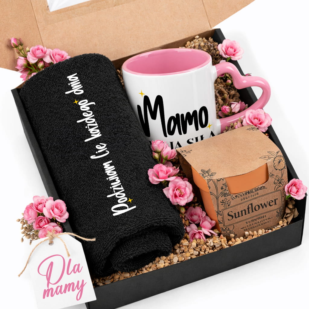 Box prezentowy Podziwiam Cię każdego dnia box prezentowy