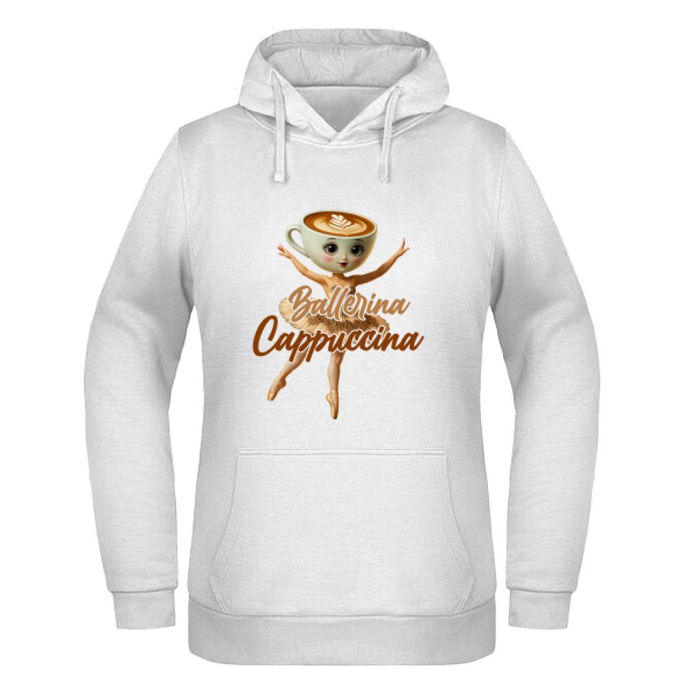 Brainrot Ballerina Cappuccina bluza damska z kapturem