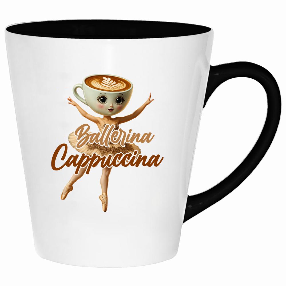 Brainrot Ballerina Cappuccina kubek latte kolor czerwony