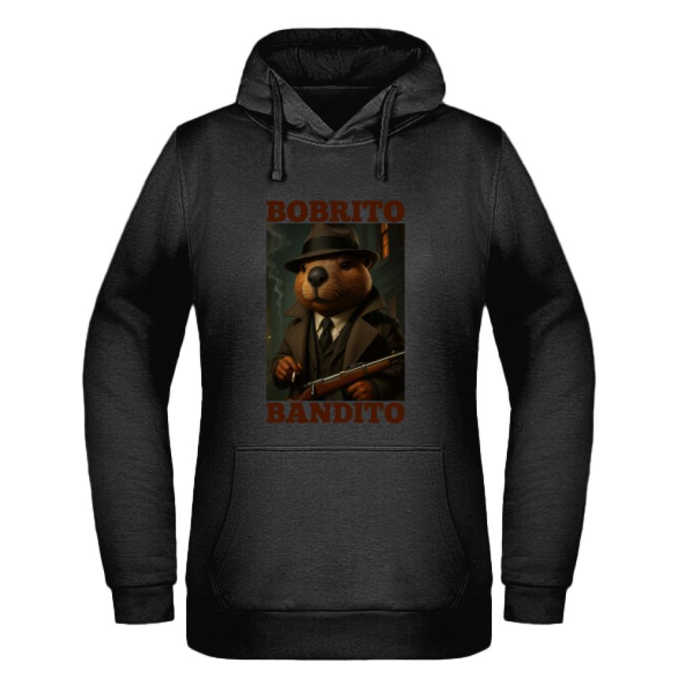 Brainrot Bobrito Bandito bluza damska z kapturem kolor biały