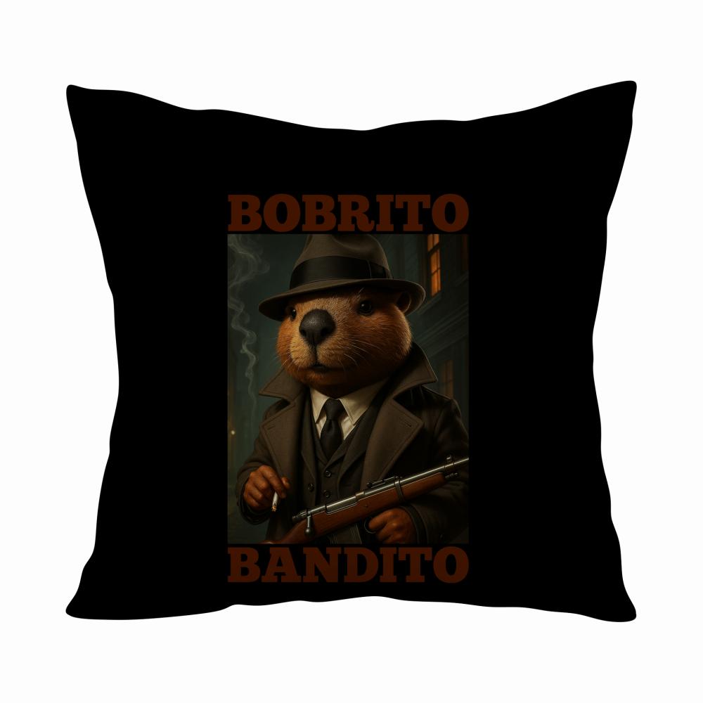 Brainrot Bobrito Bandito poduszka kolor turkus