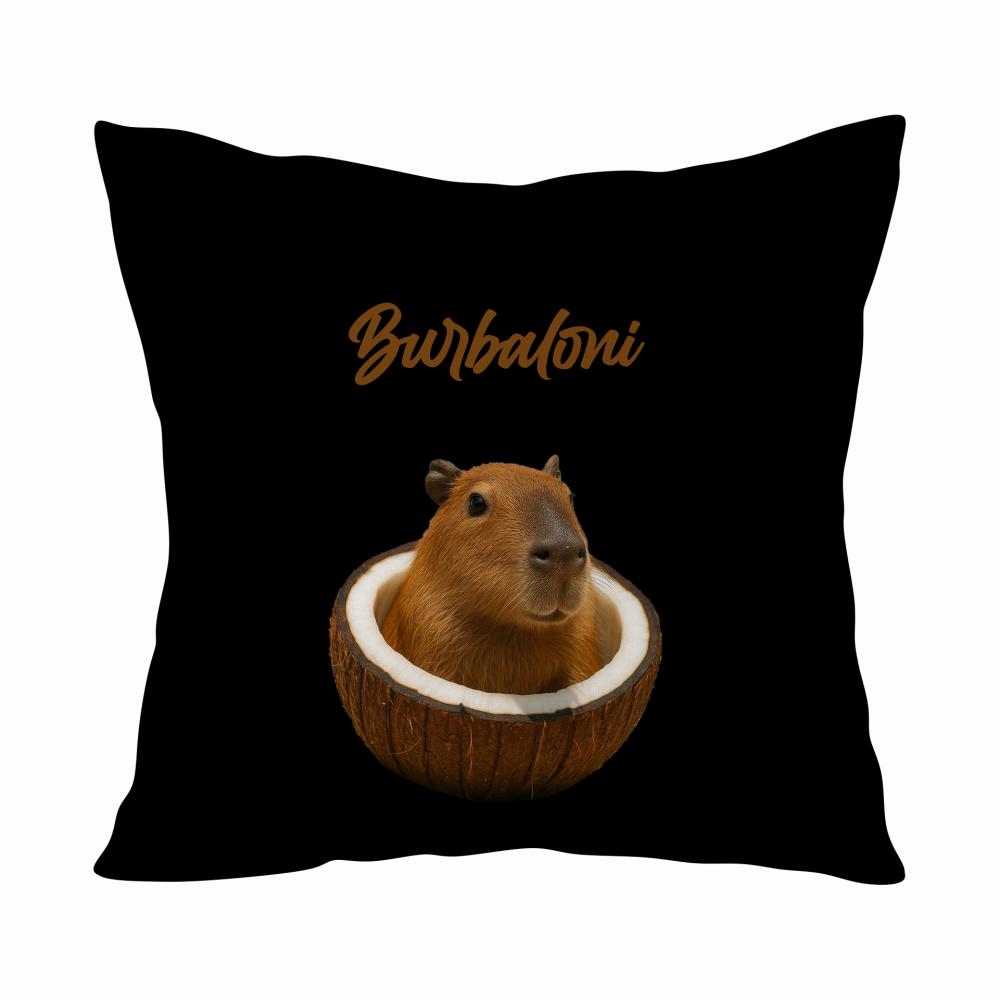 Brainrot Burbaloni Luliloli poduszka kolor czarny