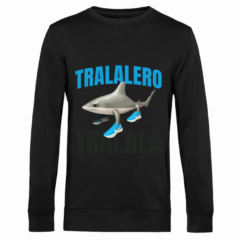 Brainrot Tralalero Tralala bluza męska bez kaptura kolor pink