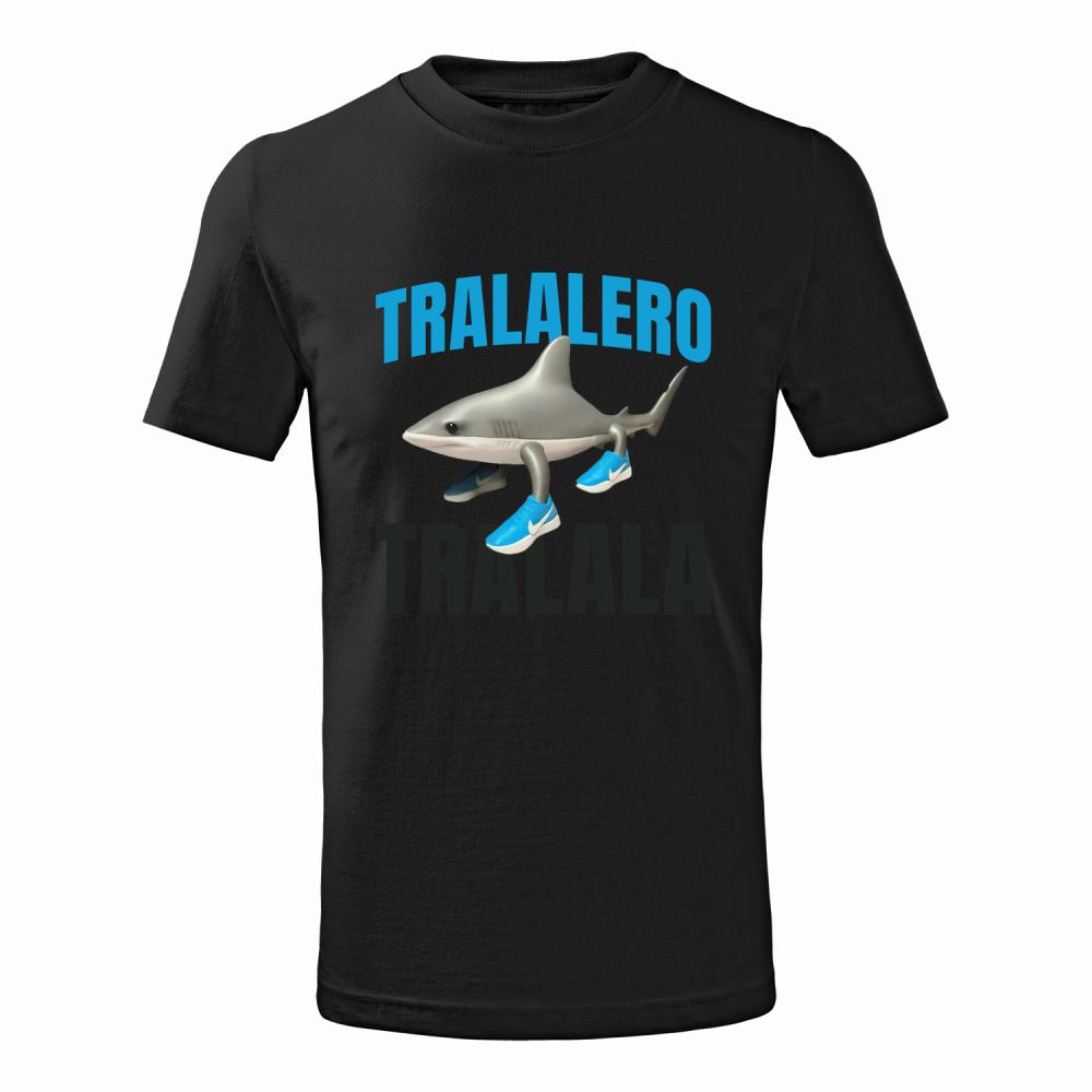 Brainrot Tralalero Tralala koszulka junior kolor czarny