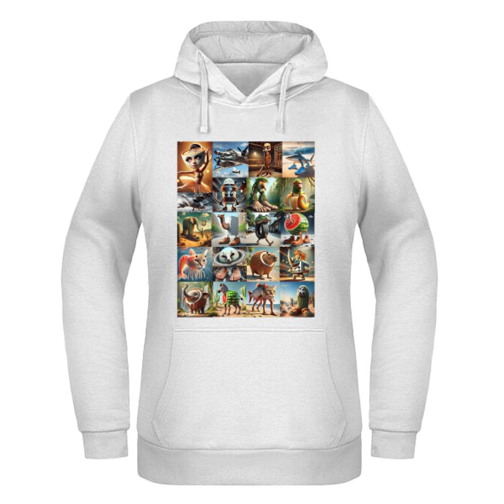 Brainroty 2 bluza damska z kapturem