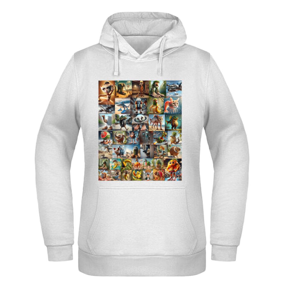 Brainroty bluza damska z kapturem