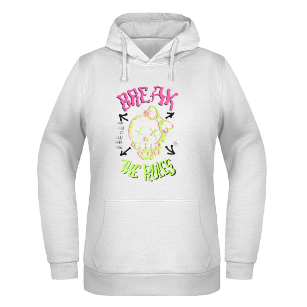 BREAK THE RULES bluza damska z kapturem