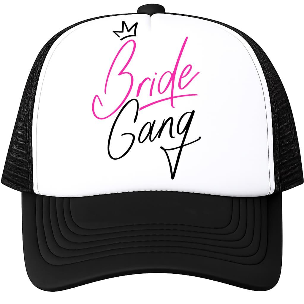 BRIDE GANG czapka z daszkiem kolor czarny