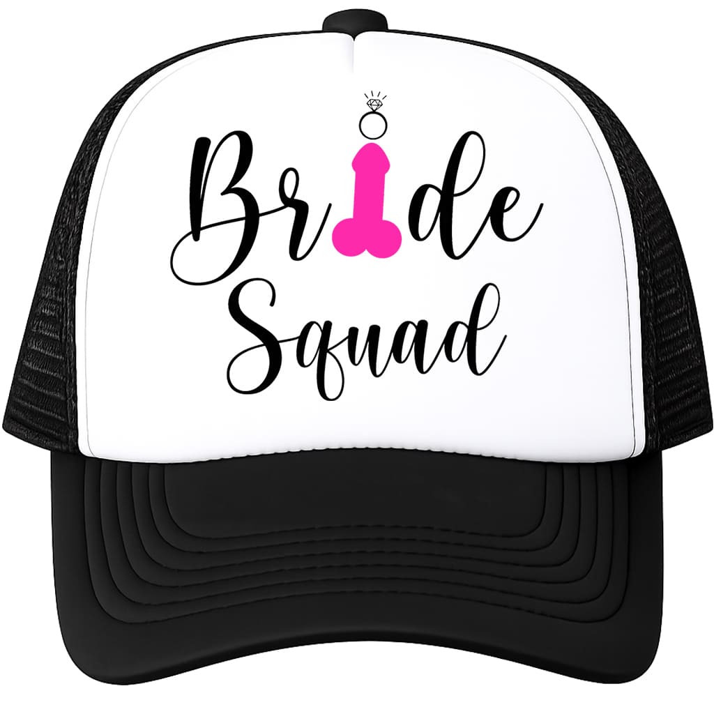 BRIDE SQUAD 2 czapka z daszkiem kolor czarny