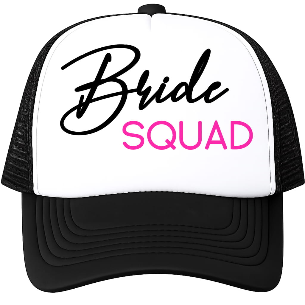 BRIDE SQUAD 3 czapka z daszkiem kolor czarny