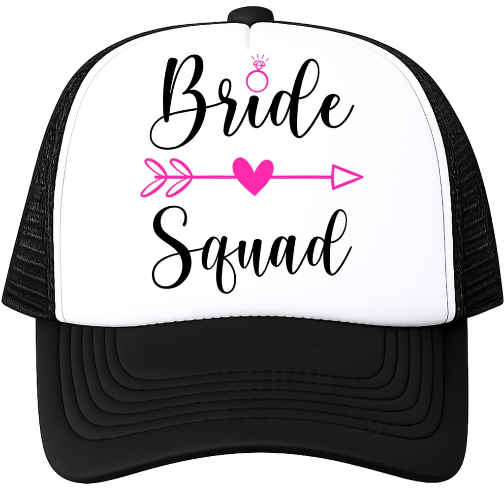 BRIDE SQUAD SERCE czapka z daszkiem kolor czarny