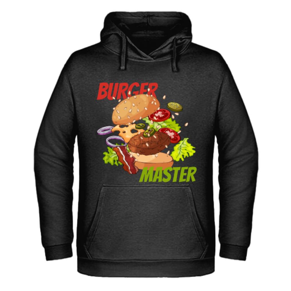 Burger Master bluza męska z kapturem