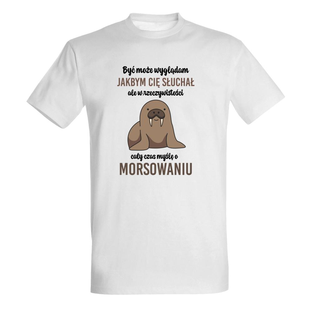 Cały czas myślę o morsowaniu koszulka męska