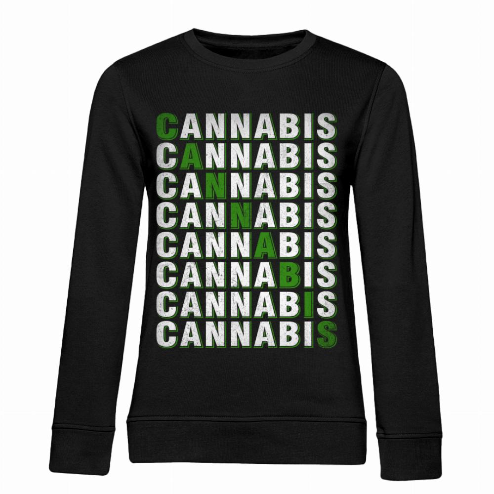 CANNABIS 2 bluza damska bez kaptura