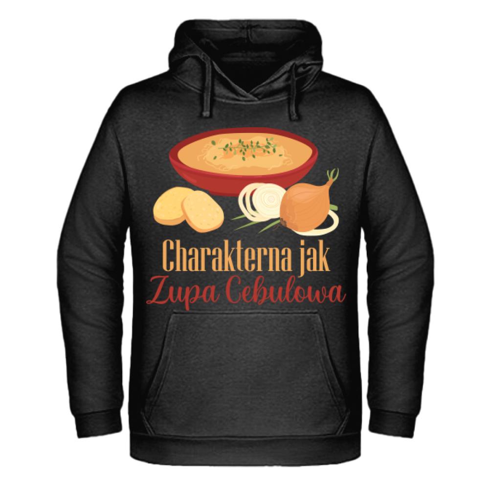 Charakterna jak zupa cebulowa bluza męska z kapturem