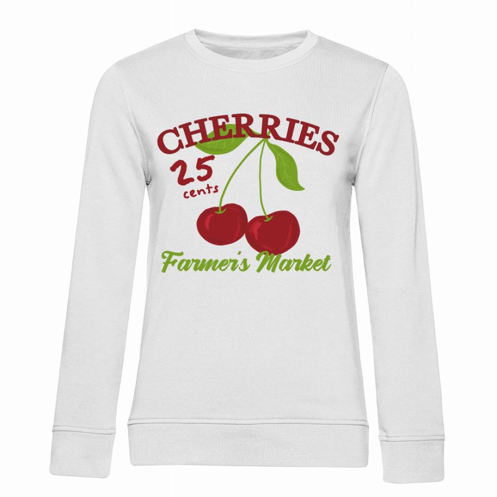Cherries bluza damska bez kaptura