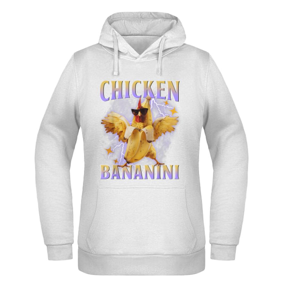 Chicken Bananini bluza damska z kapturem