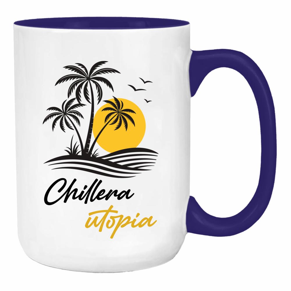 Chillera Utopia duży kubek ucho kolor kolor navy