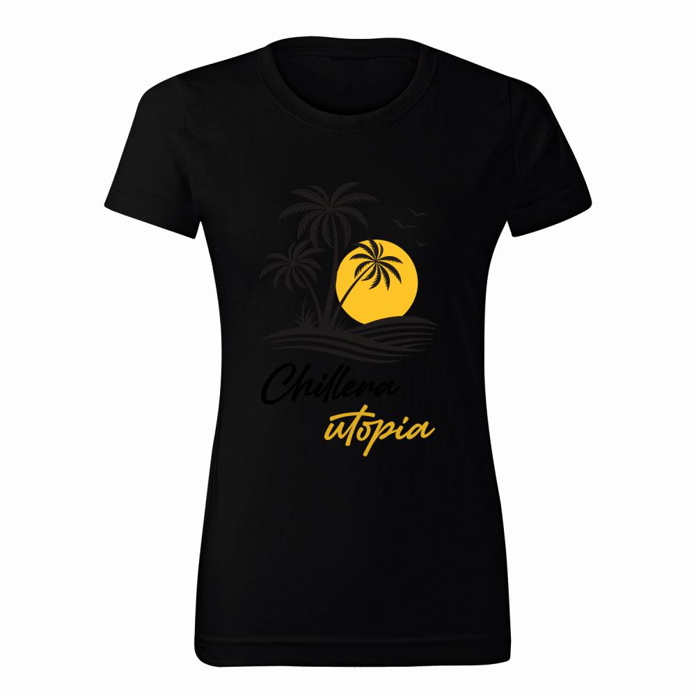 Chillera Utopia koszulka damska kolor jasnofioletowy