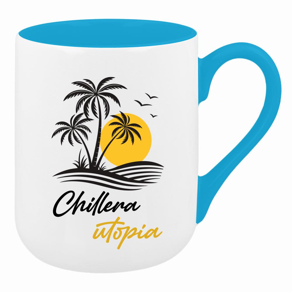 Chillera Utopia kubek coffee kolor turkusowy