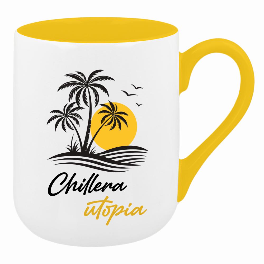 Chillera Utopia kubek coffee kolor żółty