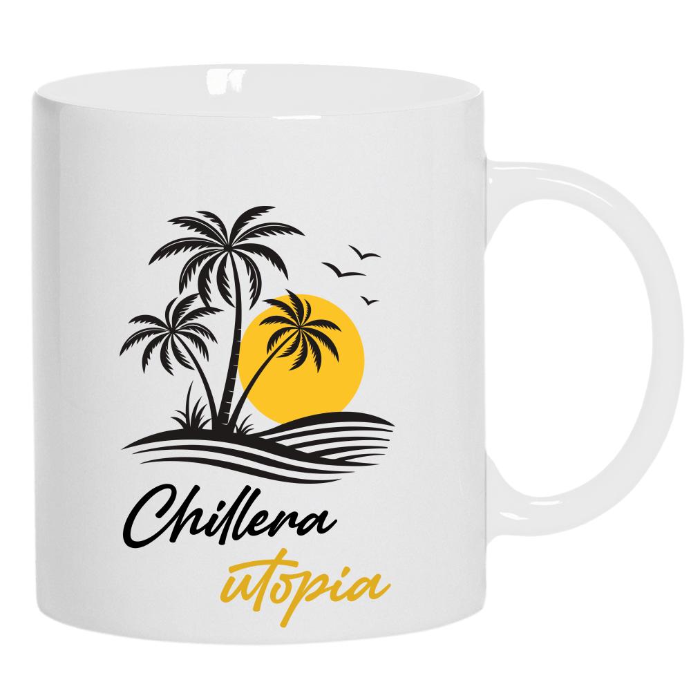 Chillera Utopia kubek ucho kolor kolor biały