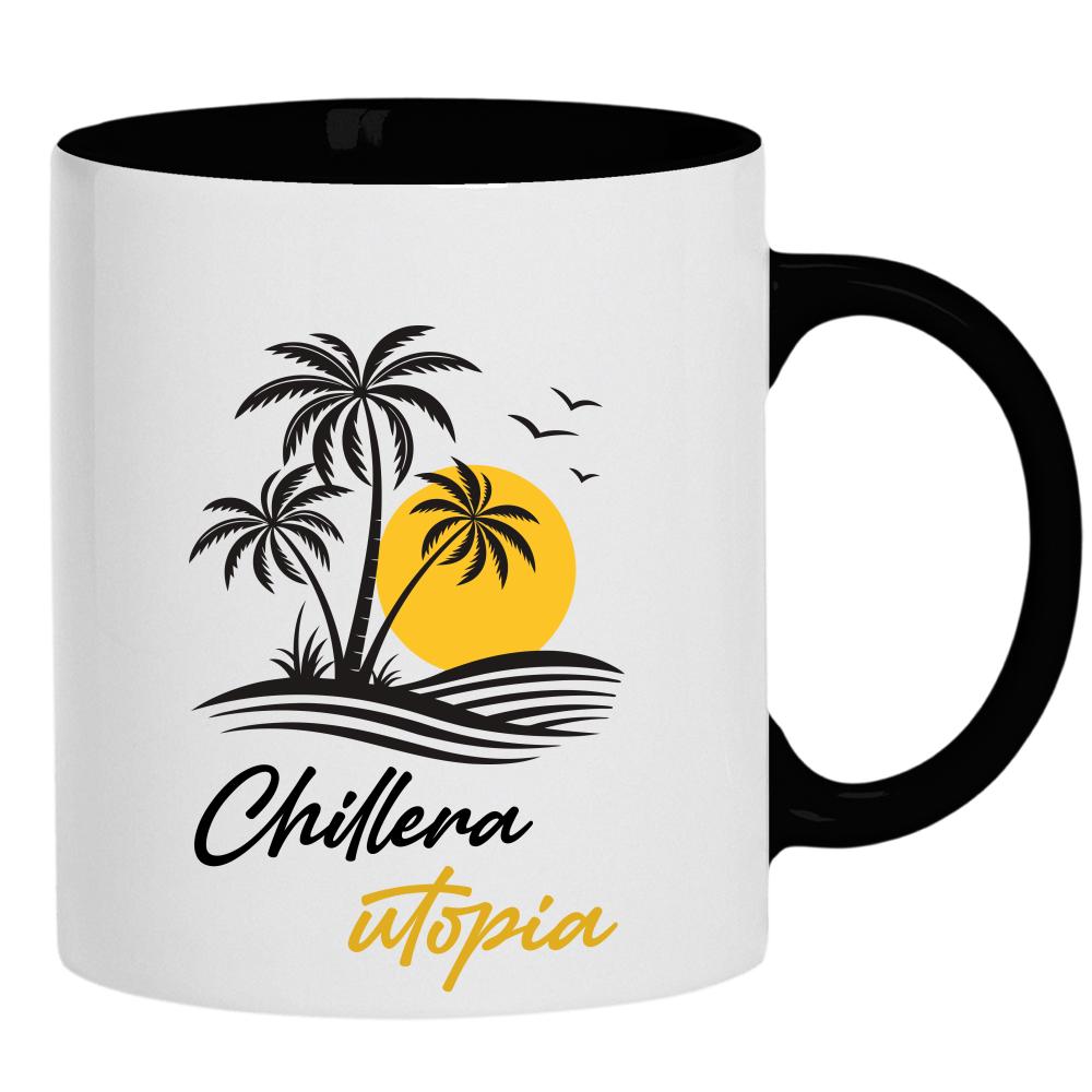 Chillera Utopia kubek ucho kolor kolor czarnyy