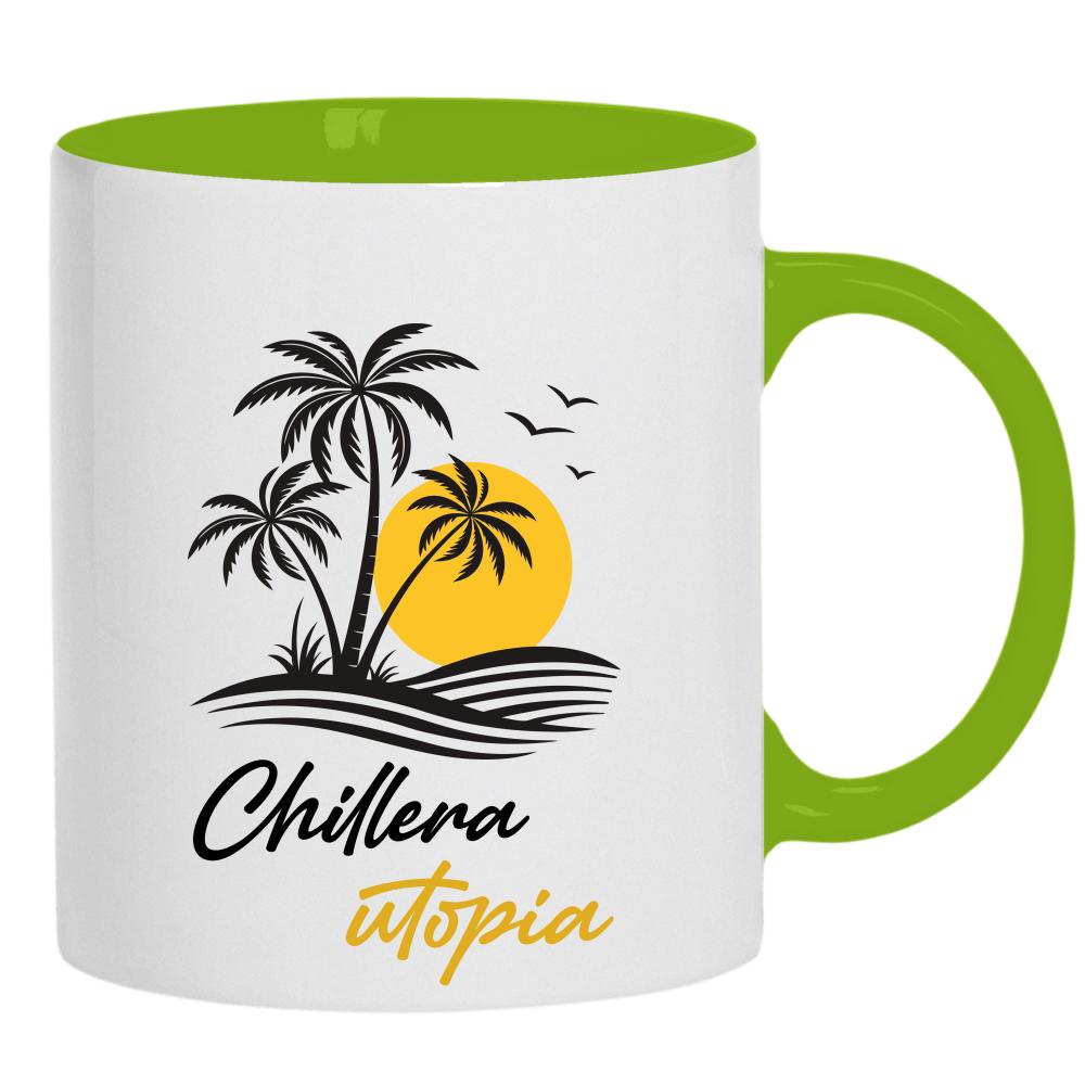 Chillera Utopia kubek ucho kolor kolor zielony