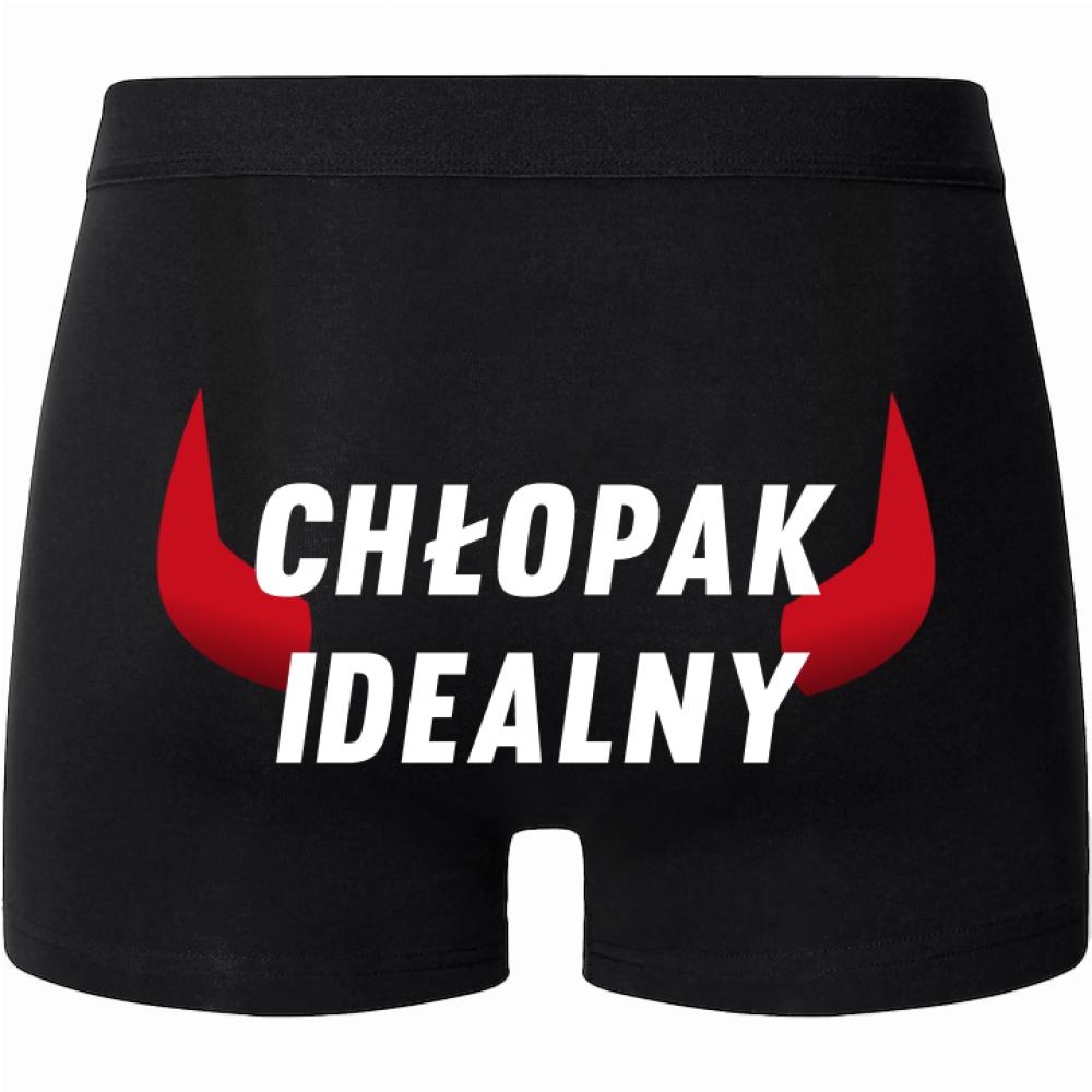 Chłopak idealny Diabeł bokserki męskie