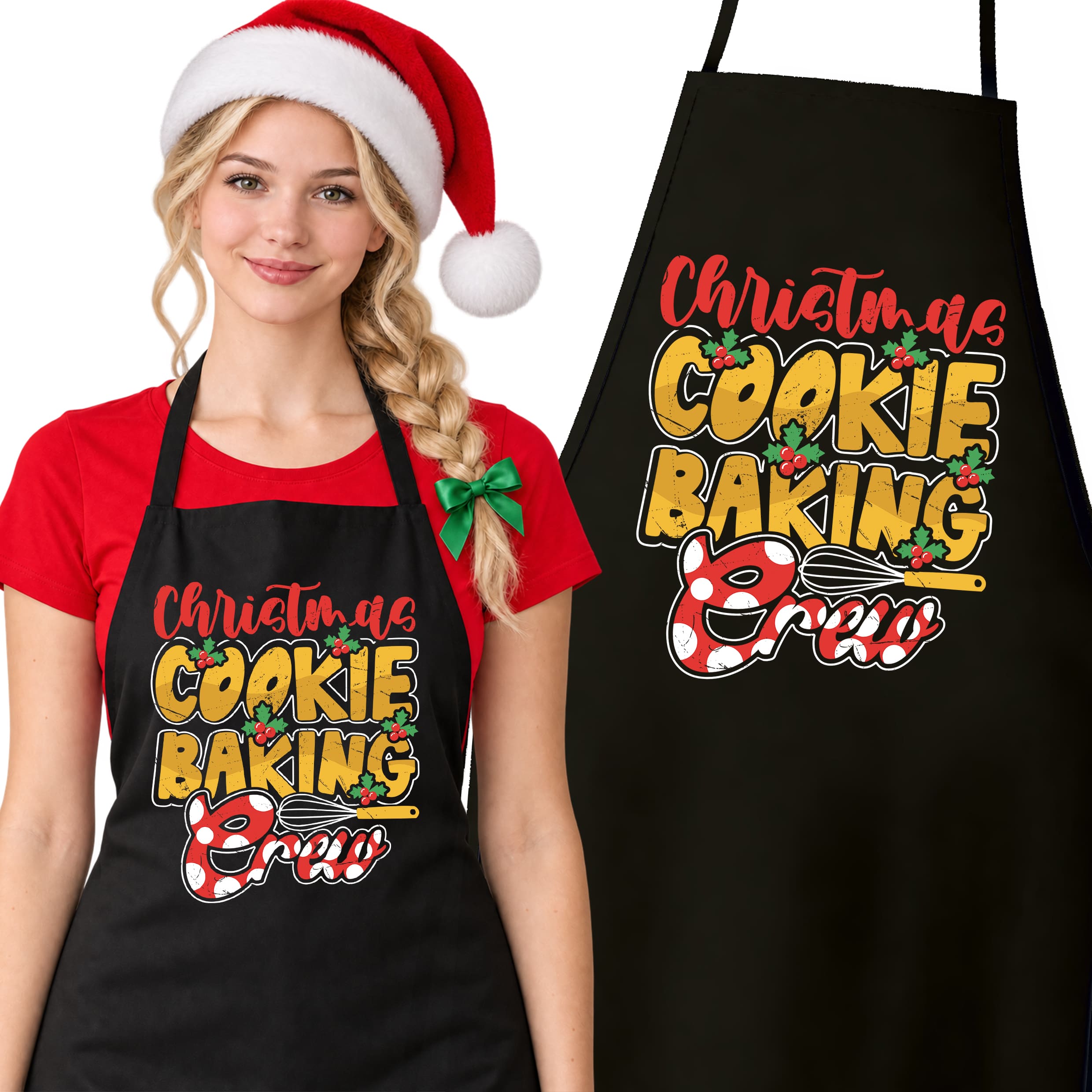 Christmas Cookie Baking Crew fartuch